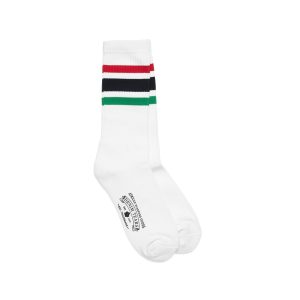 Denim Tears RBG 3-Pack Socks White