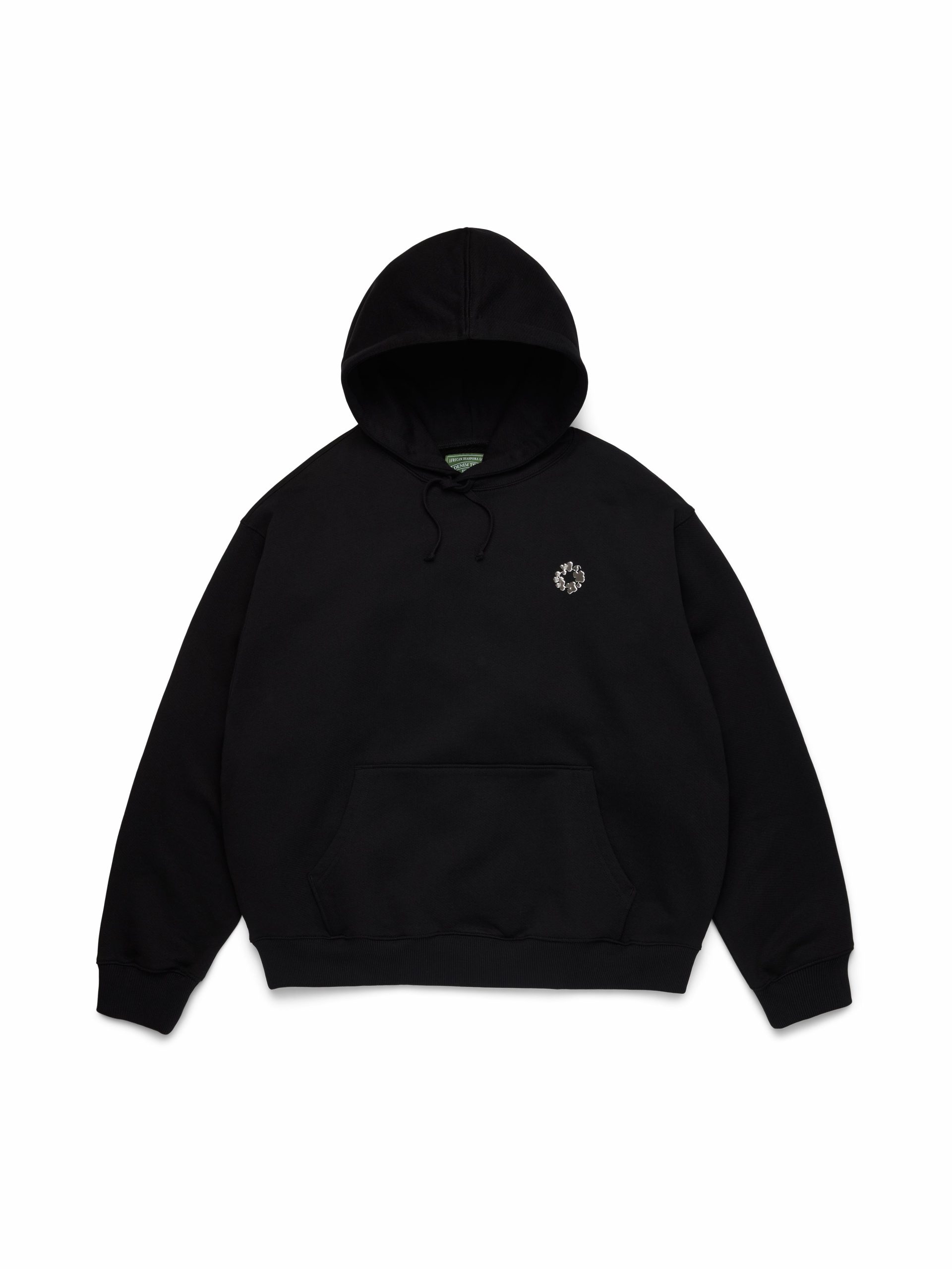Denim Tears Gel Wreath Hoodie Black
