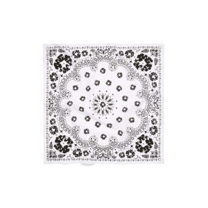Denim Tears Cotton Wreath Paisley Bandana White