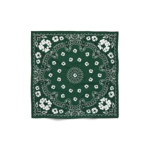 Denim Tears Cotton Wreath Paisley Bandana Green