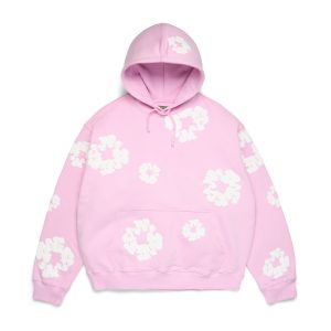 Denim Tears Cotton Wreath Hoodie Powder Pink