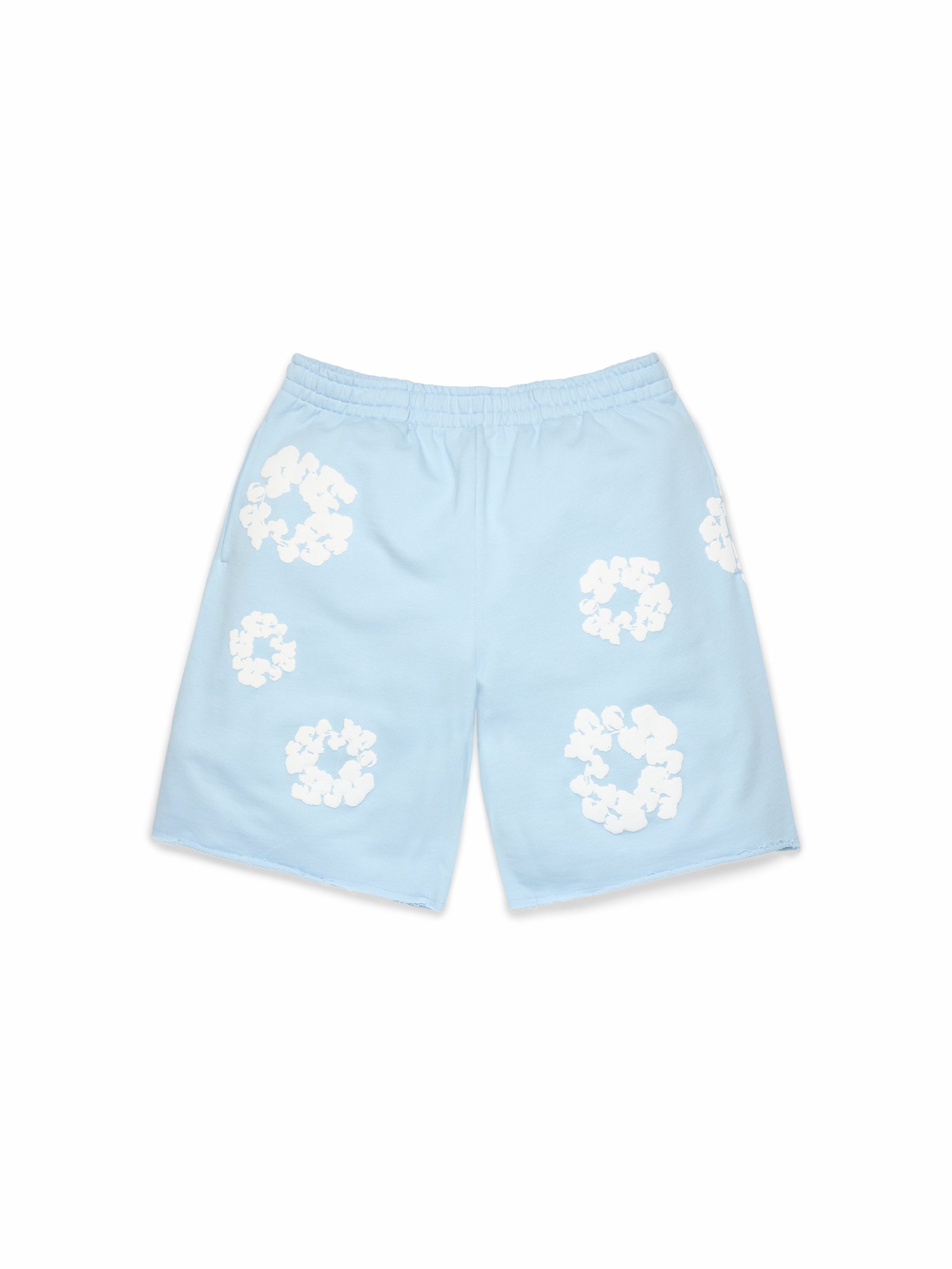 Denim Tears Cotton Wreath Sweatshorts Powder Blue