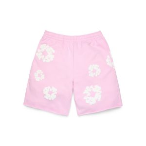 Denim Tears Cotton Wreath Sweatshorts Powder Pink
