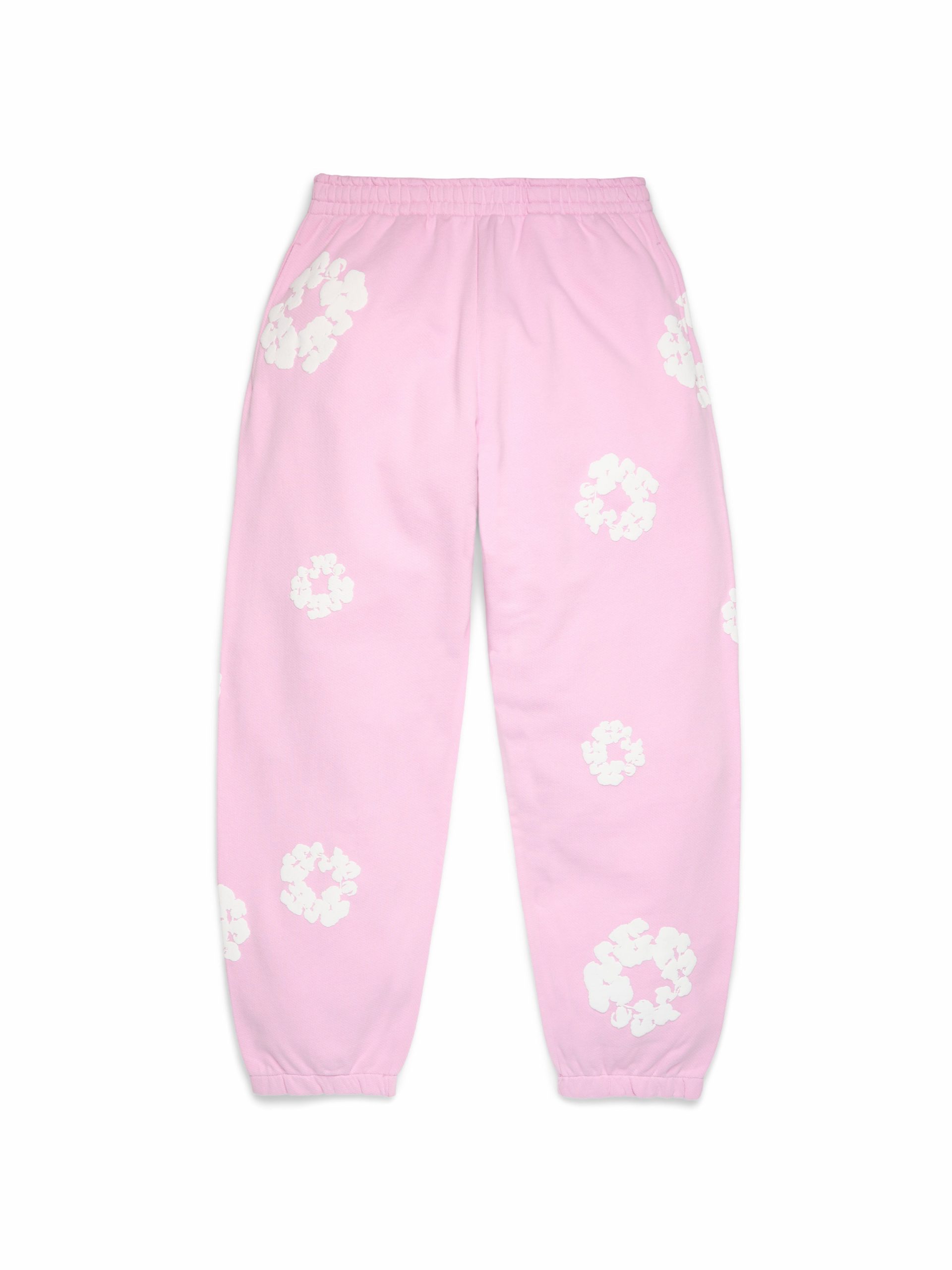 Denim Tears Cotton Wreath Sweatpants Powder Pink