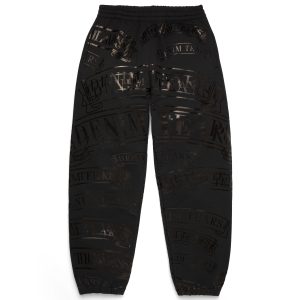 Denim Tears ADG Banner Sweatpants Black