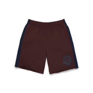 Denim Tears Denim U Paneled Sweatshort Brown