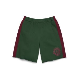 Denim Tears Denim U Paneled Sweatshort Green