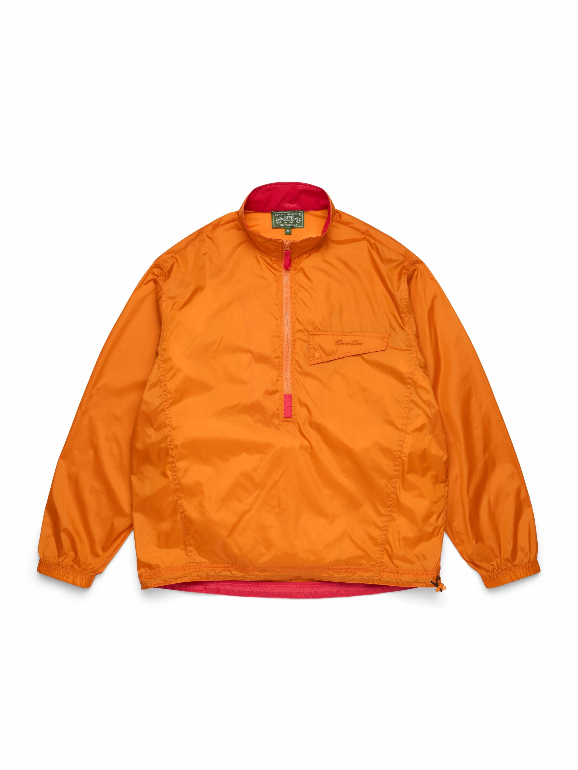 Denim Tears Script Windbreaker Orange
