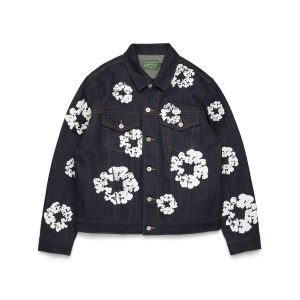 Denim Tears Cotton Wreath Denim Jacket Selvedge