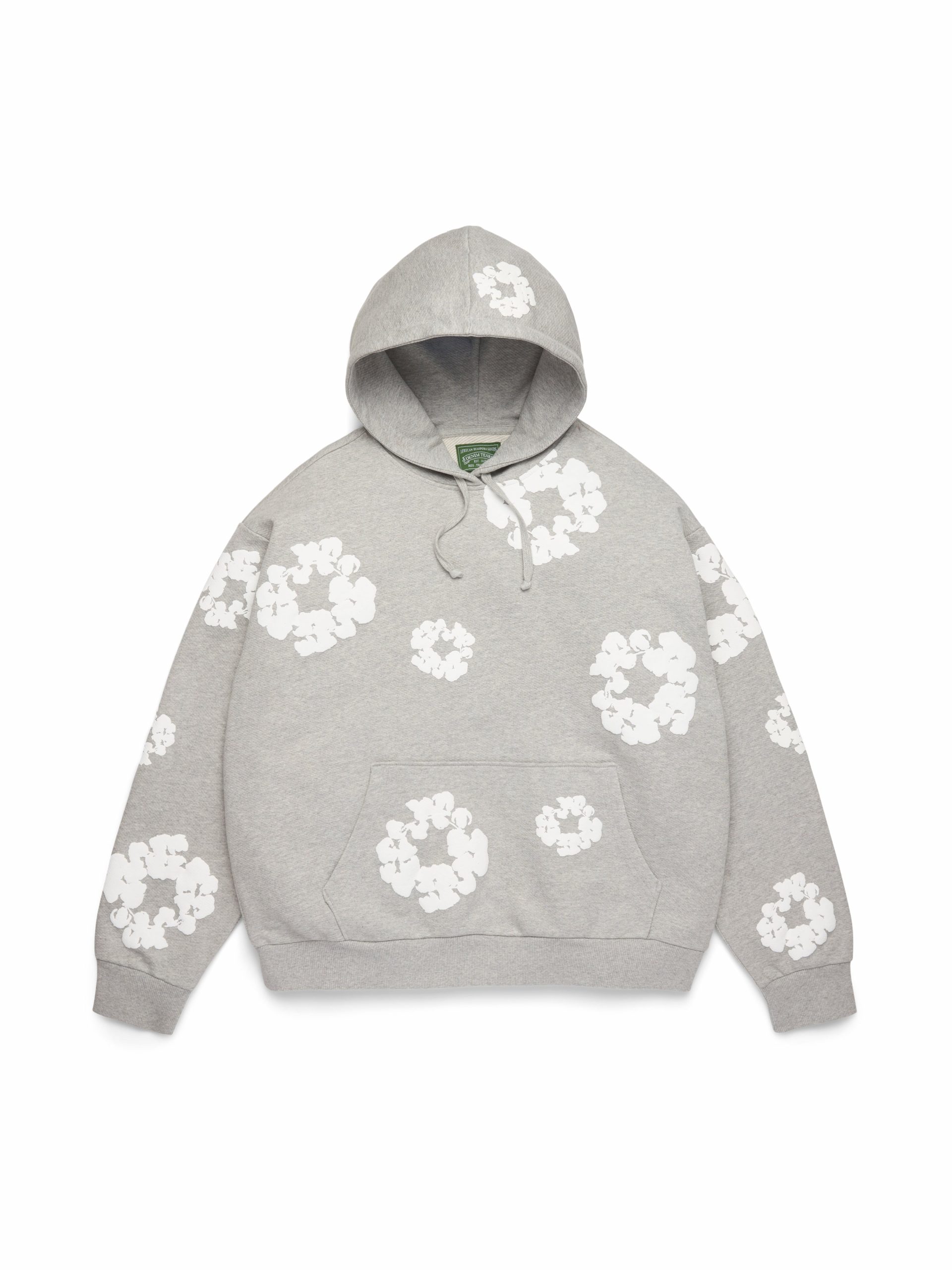 Denim Tears Cotton Wreath Hoodie Grey