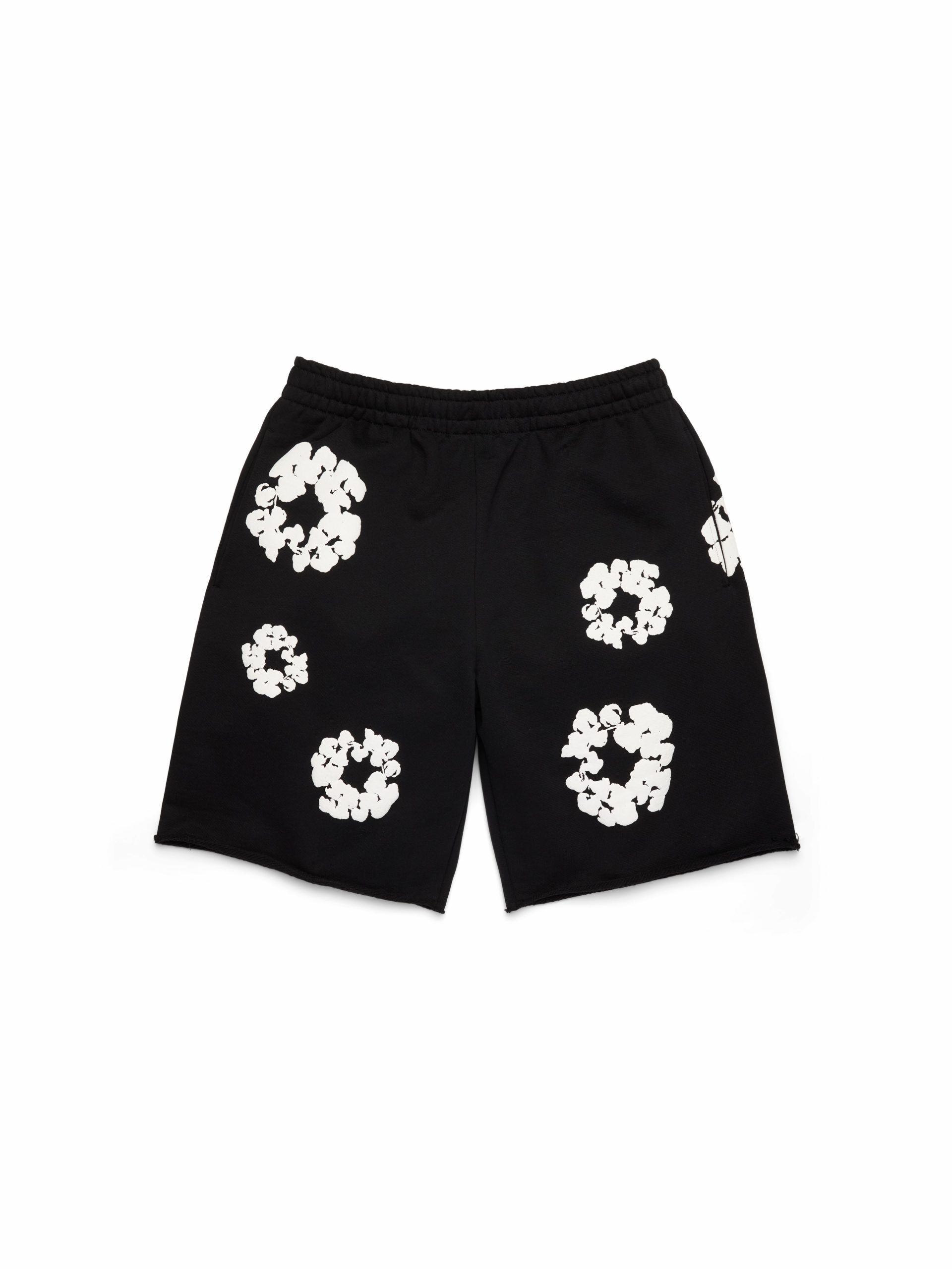 Denim Tears Cotton Wreath Sweatshorts Black