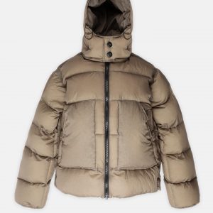 Who Is Jacov TRANSPARENT PUFFER - BROWN