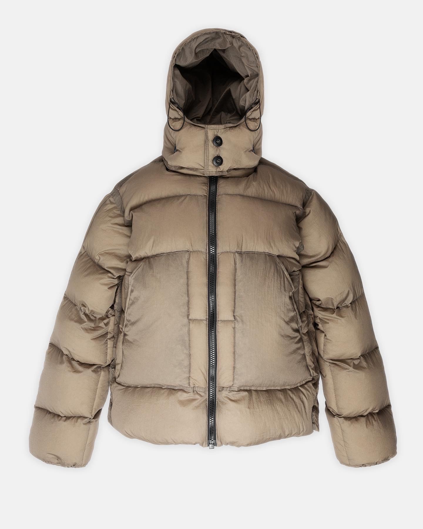 Who Is Jacov TRANSPARENT PUFFER - BROWN
