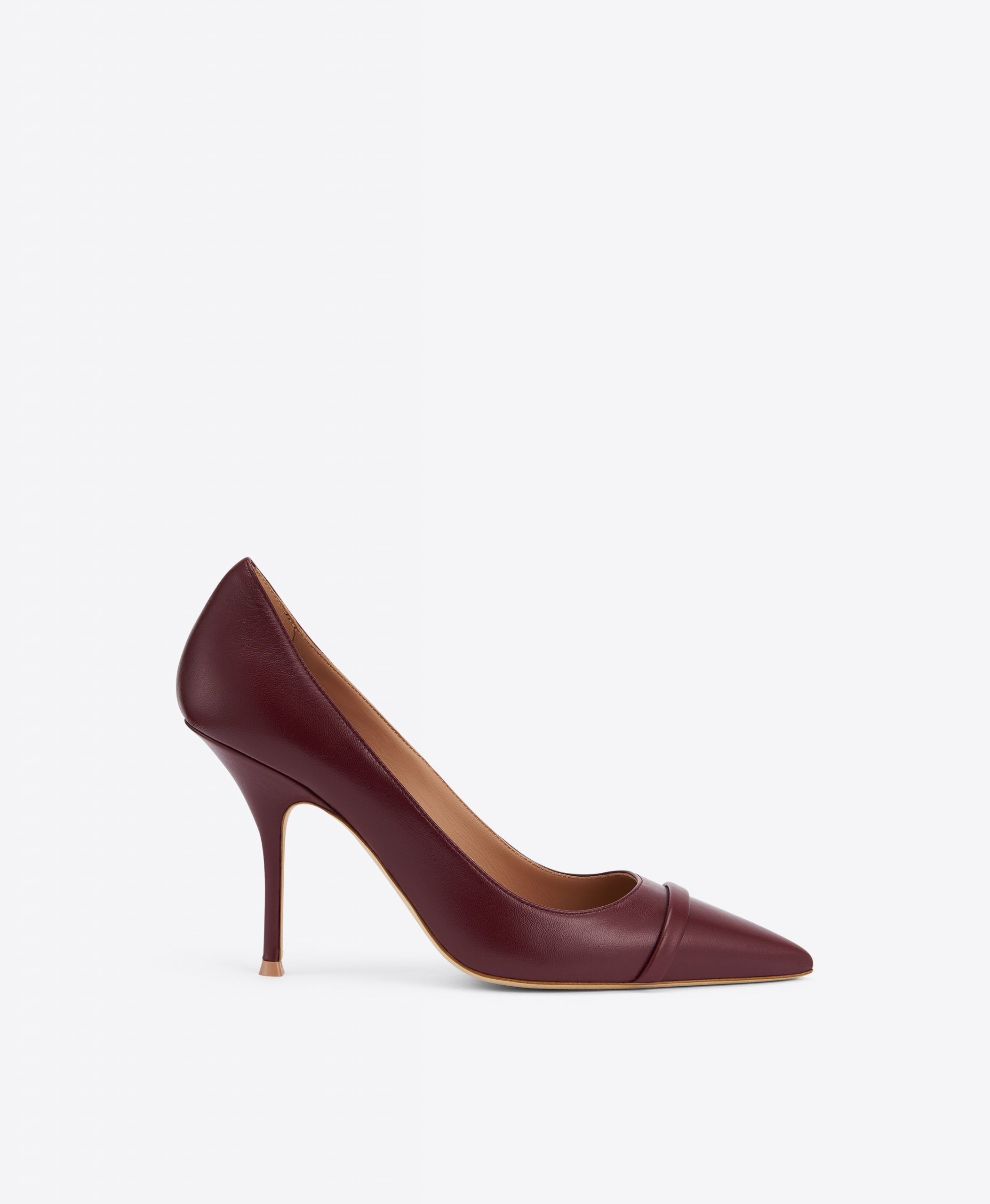 Malone Souliers Nova 90 Red Leather Pumps