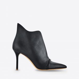 Malone Souliers Cora 85 Black Leather Ankle Boots