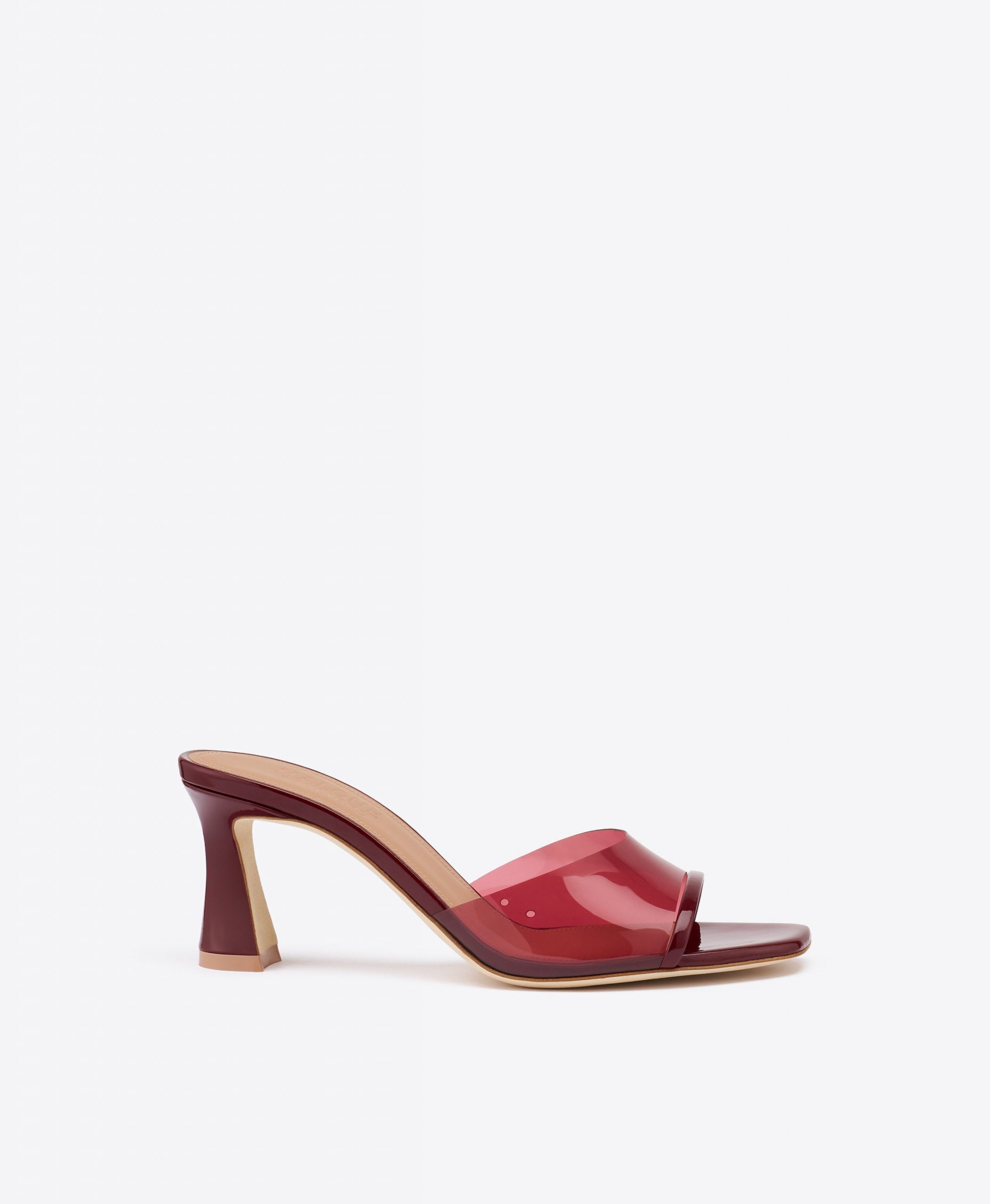 Malone Souliers Roxanne 70 Red Patent Leather PVC Sandals