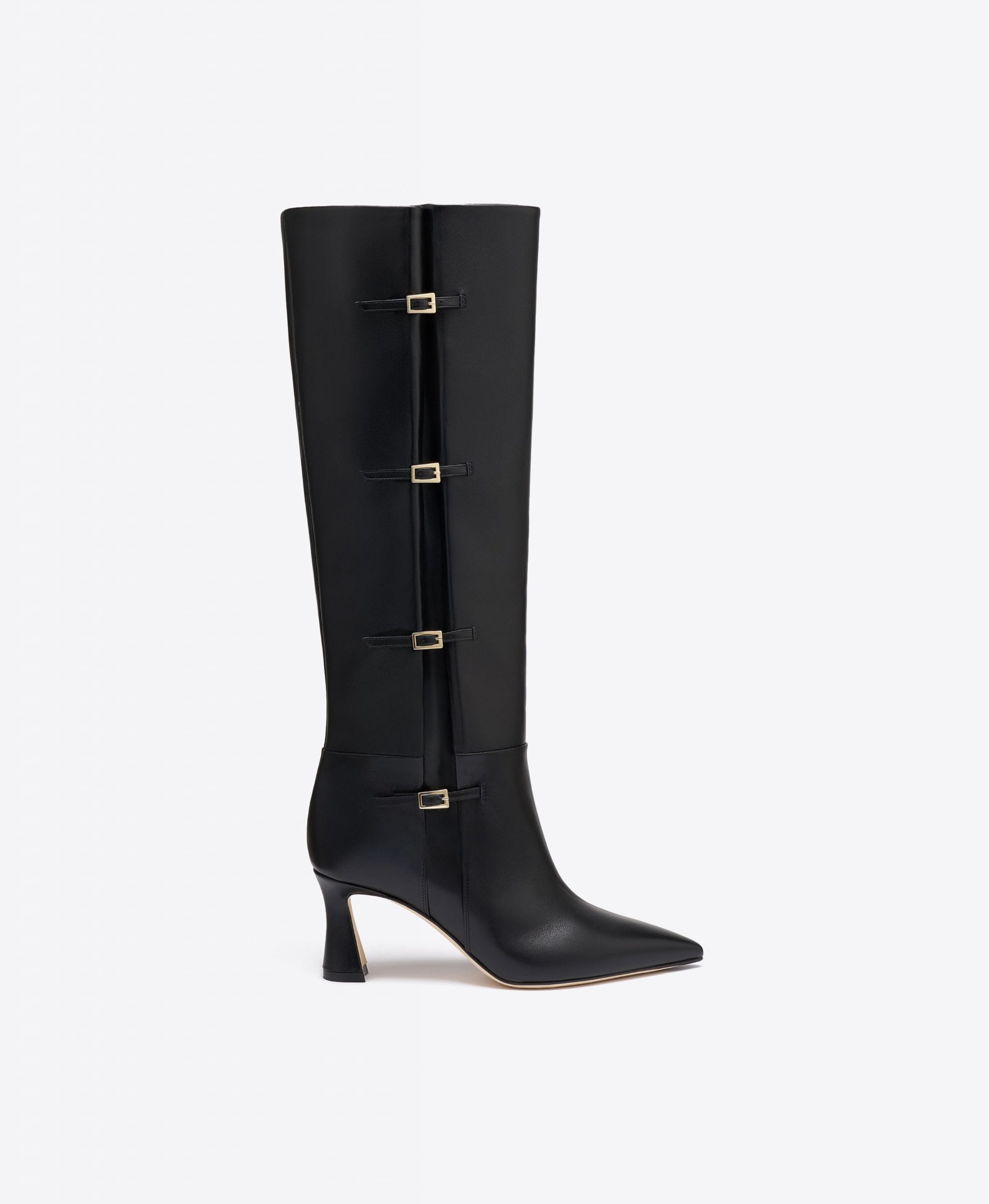 Malone Souliers Nolan 70 Black Leather Tall Boots