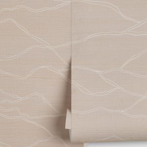 Lulu and Georgia Sands Grasscloth Wallpaper by Sarah Sherman Samuel