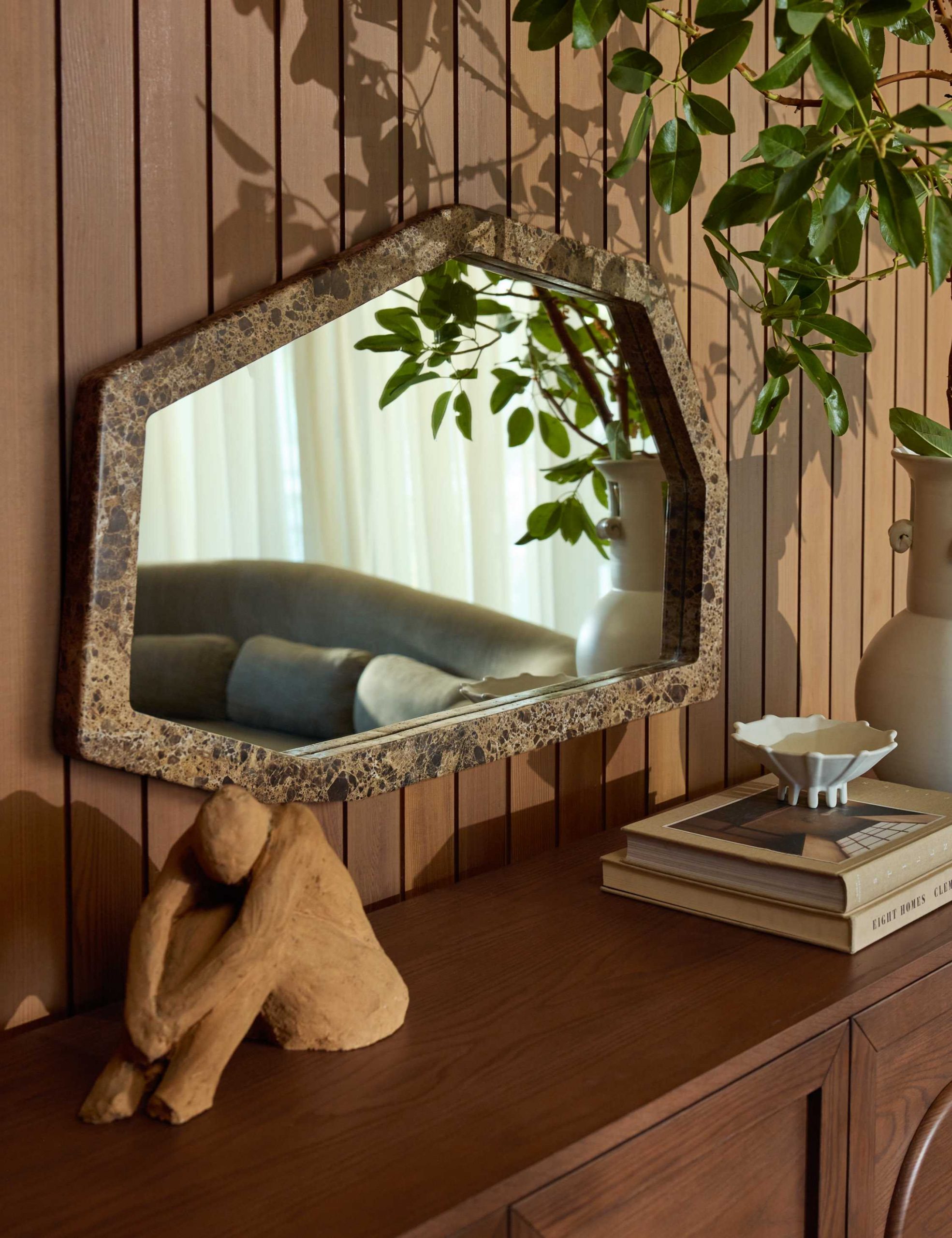Lulu and Georgia Marmori Mirror by Sarah Sherman Samuel