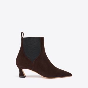Malone Souliers Carolyn 45 Dark Brown Suede Ankle Boots