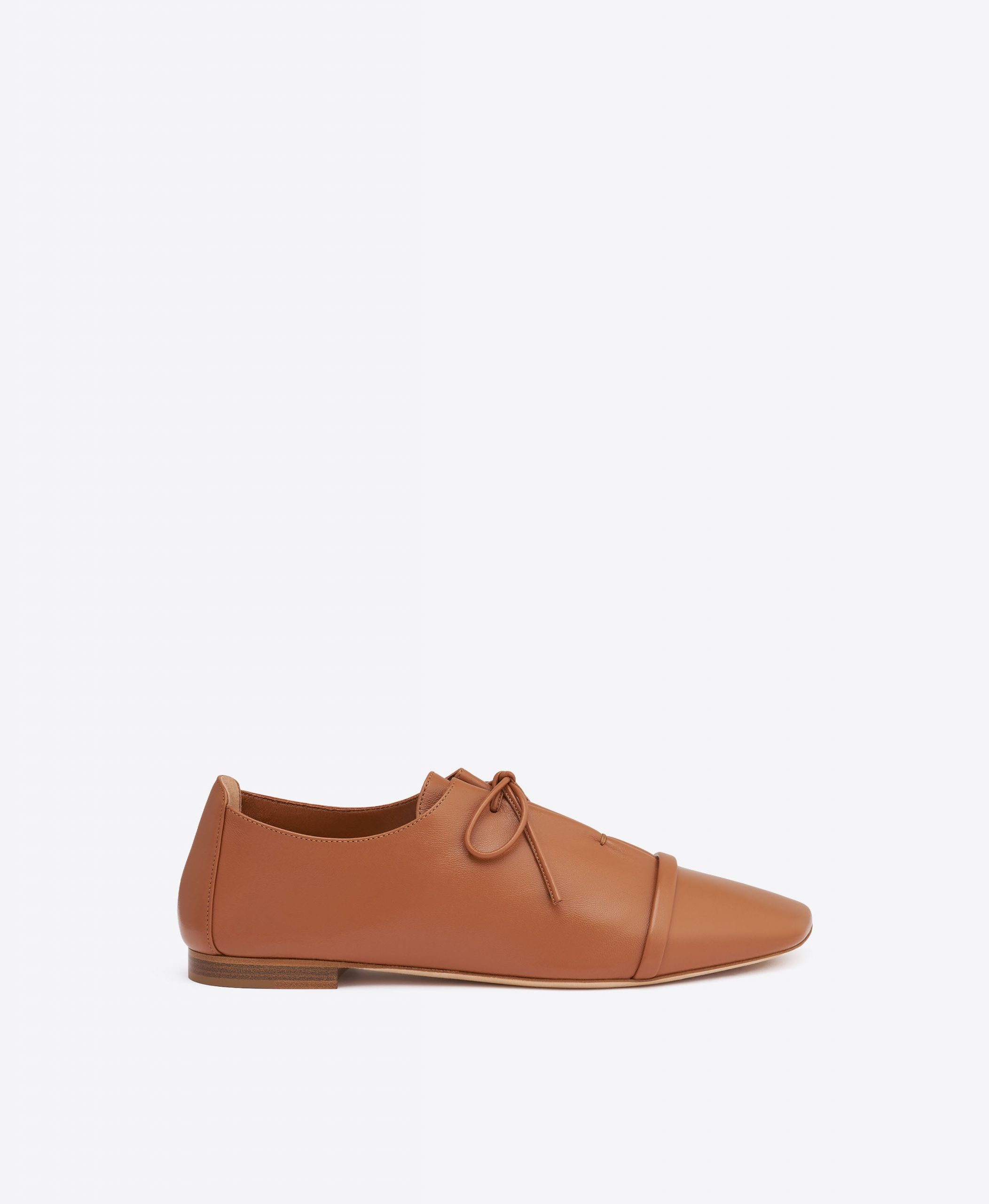 Malone Souliers Jean Brown Leather Flats