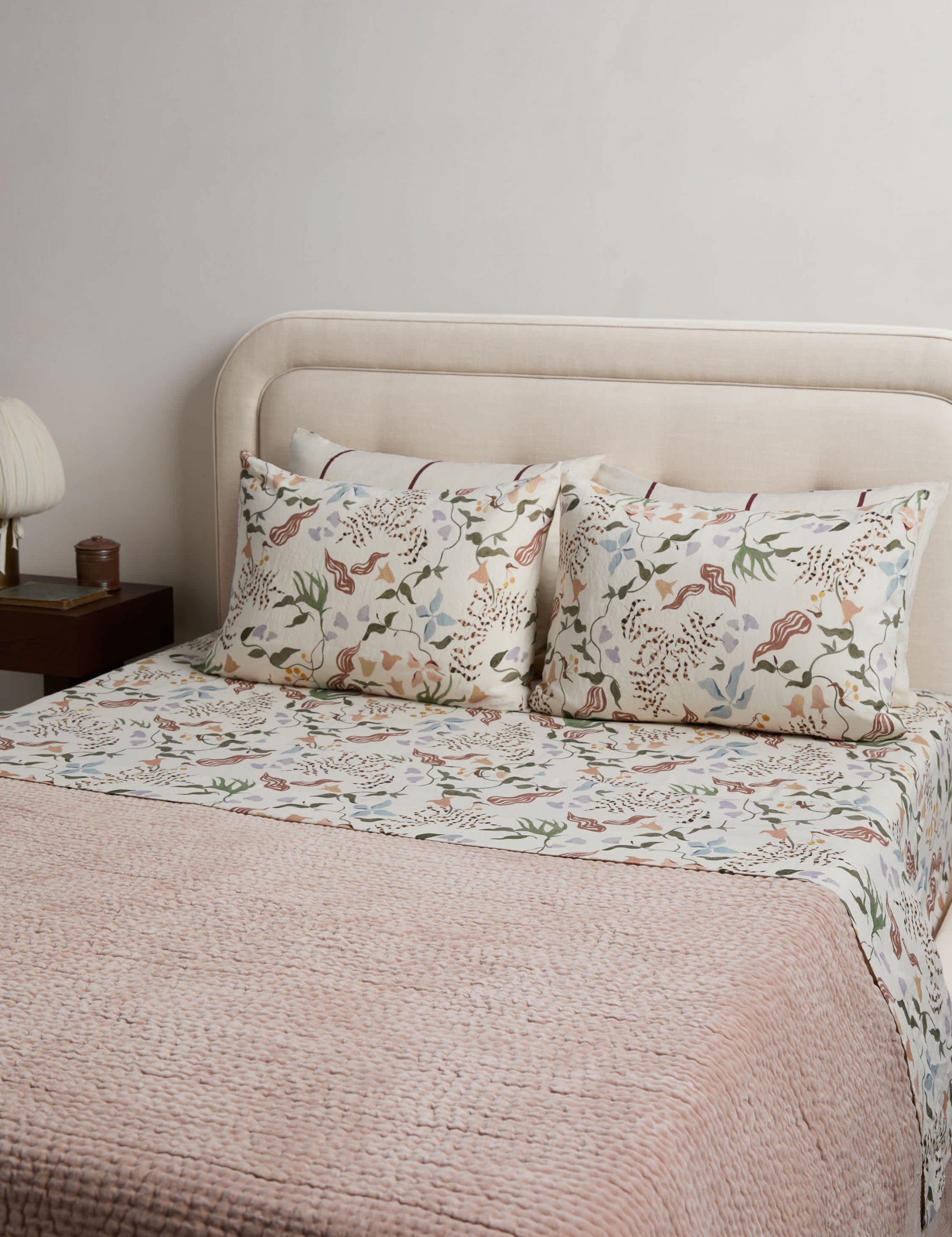 Lulu and Georgia Untamed Garden Linen Cotton Sheet Set by Sarah Sherman Samuel