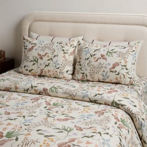 Lulu and Georgia Untamed Garden Linen Cotton Sham by Sarah Sherman Samuel