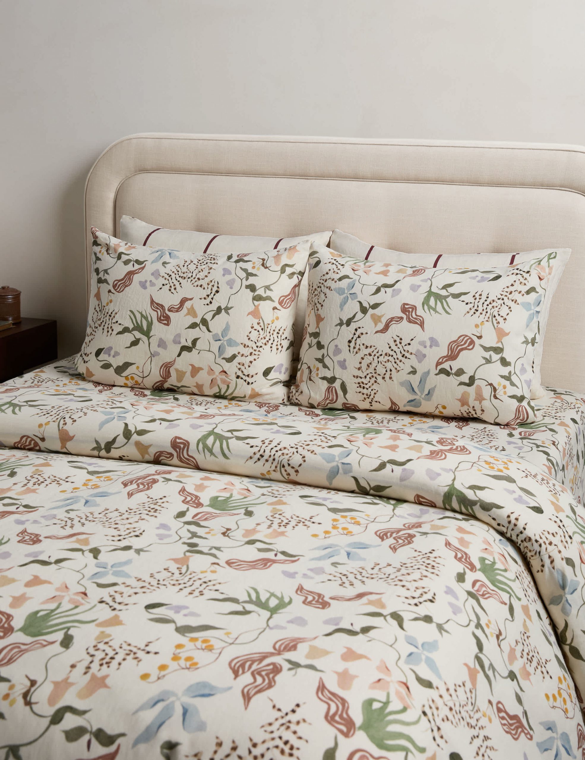 Lulu and Georgia Untamed Garden Linen Cotton Sham by Sarah Sherman Samuel