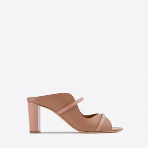 Malone Souliers Norah 70 Blush Leather Sandals