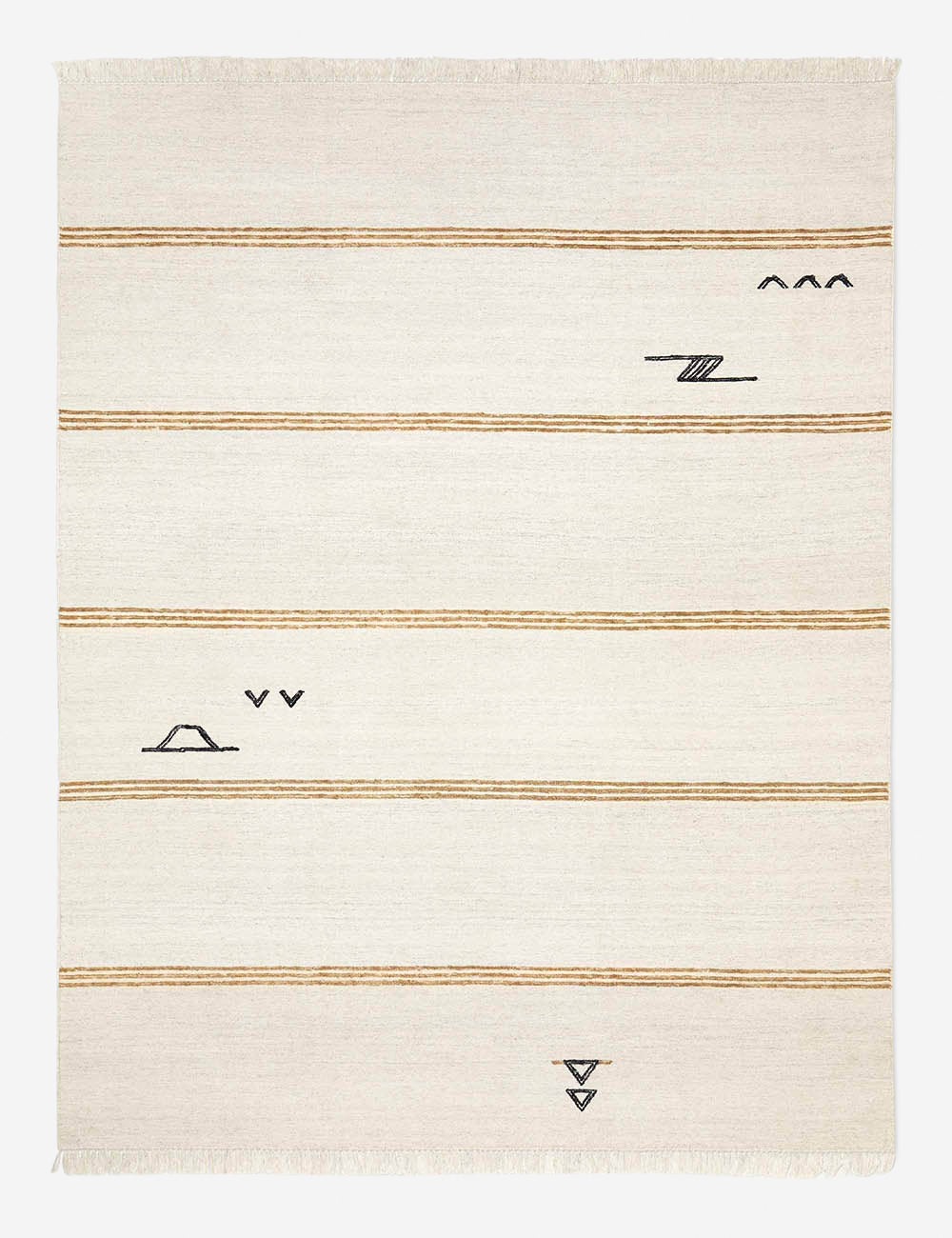 Lulu and Georgia Iconic Stripe Flatweave Rug by Sarah Sherman Samuel