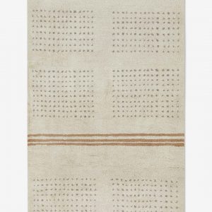 Lulu and Georgia Rina Hand-Knotted Wool-Blend Moroccan Rug