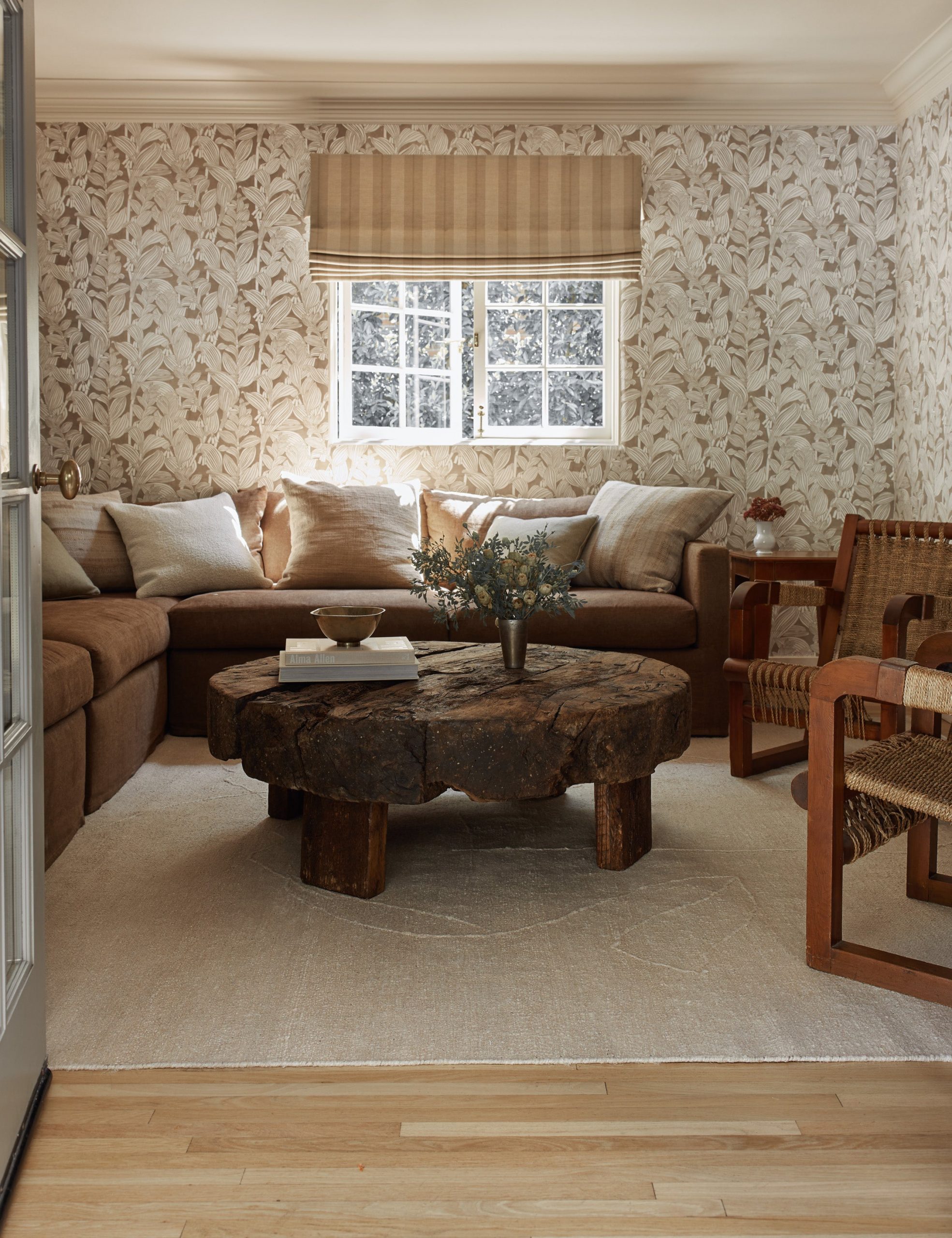 Lulu and Georgia Beachwood Flatweave Rug by Jake Arnold