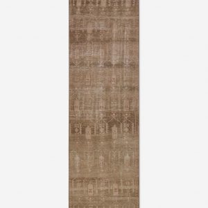 Lulu and Georgia Vintage Turkish Hand-Knotted Wool Runner Rug No. 263, 2'8" x 9'3"