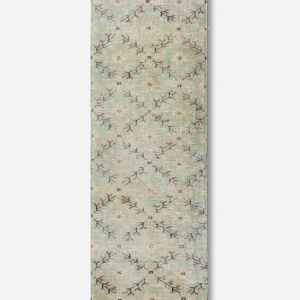 Lulu and Georgia Vintage Turkish Hand-Knotted Wool Runner Rug No. 230, 2'4" x 7'1"