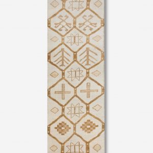 Lulu and Georgia Vintage Turkish Hand-Knotted Wool Runner Rug No. 232, 3'5" x 10'9"
