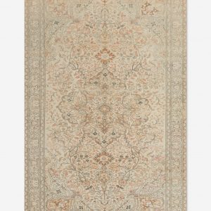 Lulu and Georgia Vintage Turkish Hand-Knotted Wool Rug No. 322, 6'4" x 10'4"