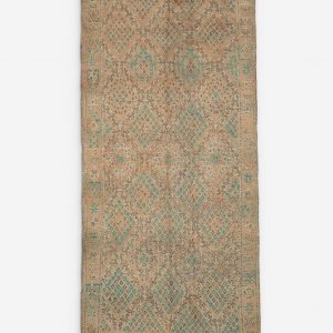 Lulu and Georgia Vintage Moroccan Hand-Knotted Wool Rug No. 13, 6'2" x 13'1"