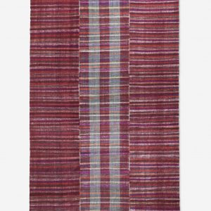 Lulu and Georgia Vintage Kilim Flatweave Wool Rug No. 32, 6'11" x 10'2"