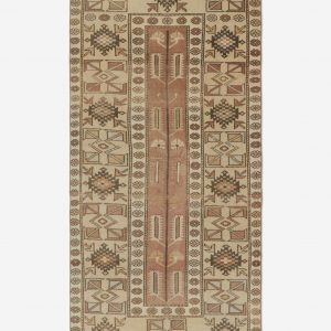 Lulu and Georgia Vintage Turkish Rug No. 41, 4' 9" x 11' 6"