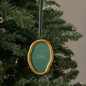 Lulu and Georgia Puddle Mini Picture Frame Ornament by Sarah Sherman Samuel