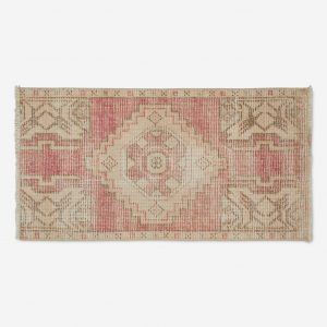 Lulu and Georgia Vintage Turkish Mini Rug No. 51 1'7" x 2'9"