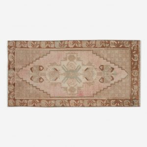 Lulu and Georgia Vintage Turkish Mini Rug No. 9