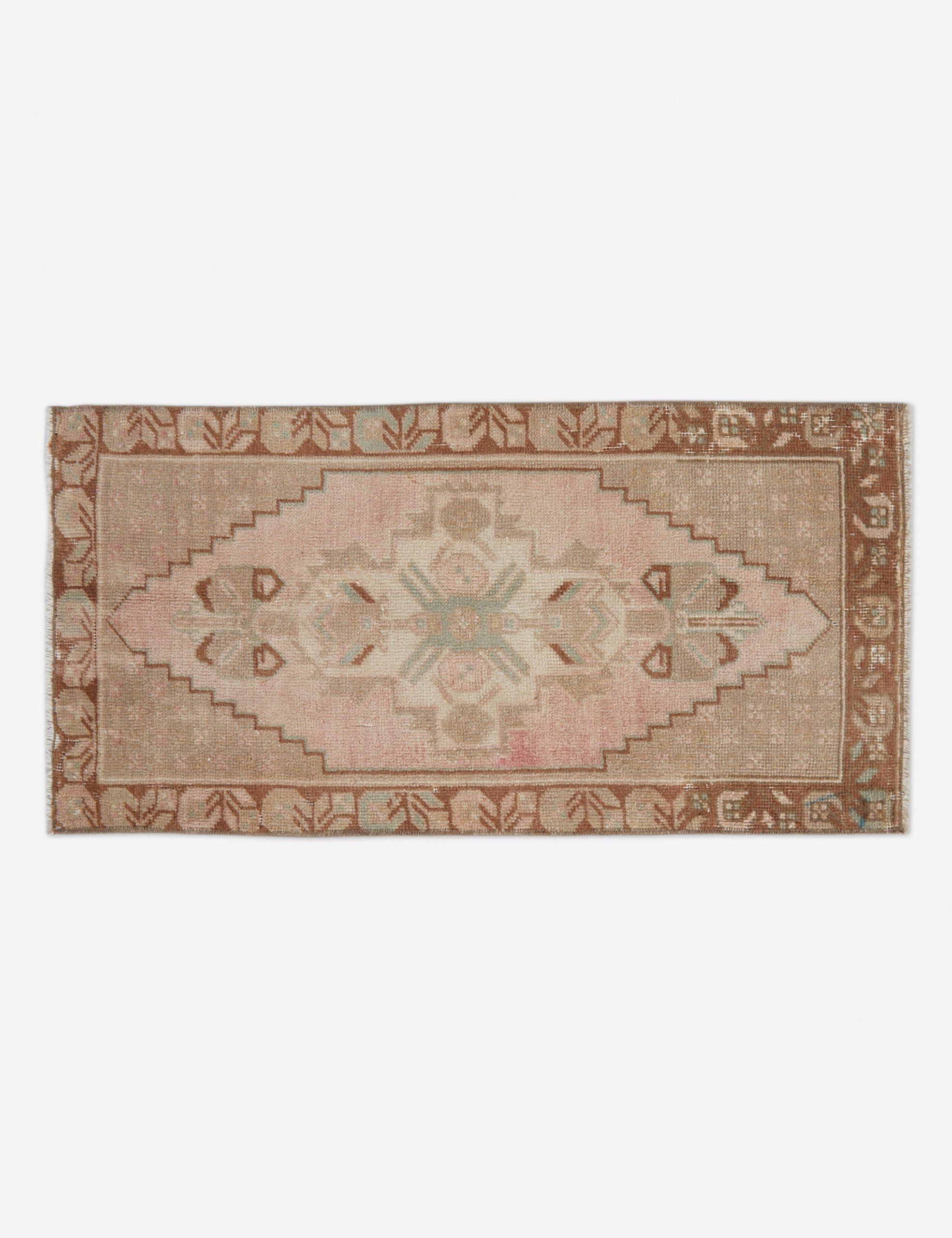 Lulu and Georgia Vintage Turkish Mini Rug No. 9