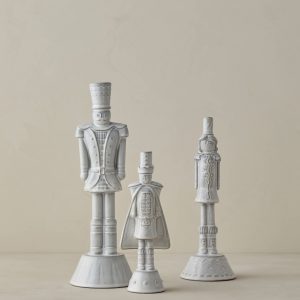 Lulu and Georgia Ceramic Nutcrackers (Set of 3) by Sarah Sherman Samuel