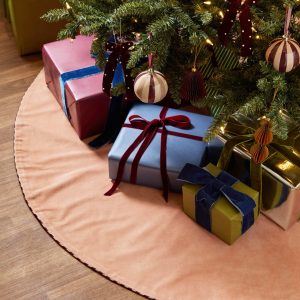 Lulu and Georgia Caffier Velvet Tree Skirt