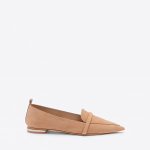 Malone Souliers Dora Buff Suede Loafers