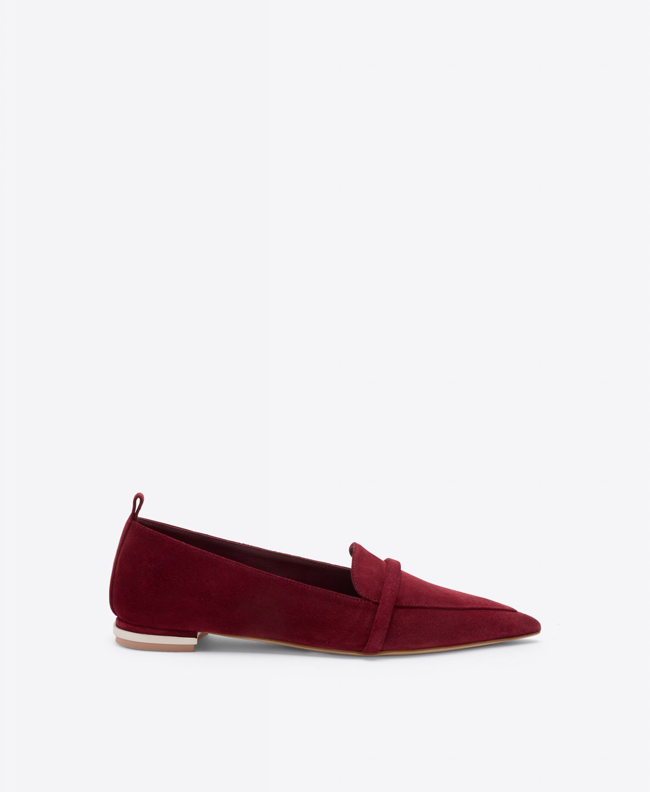 Malone Souliers Dora Red Suede Loafers
