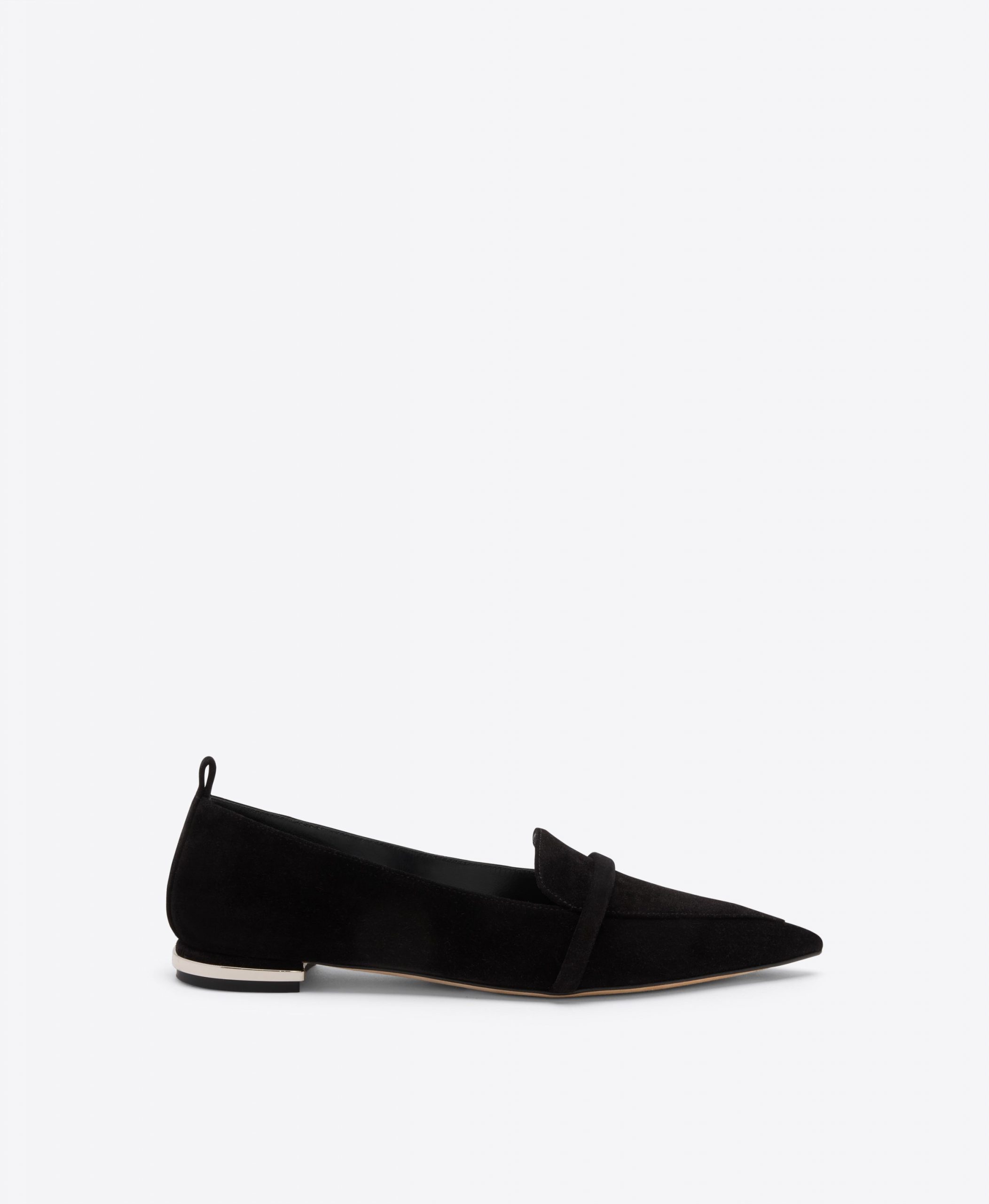 Malone Souliers Dora Black Suede Loafers