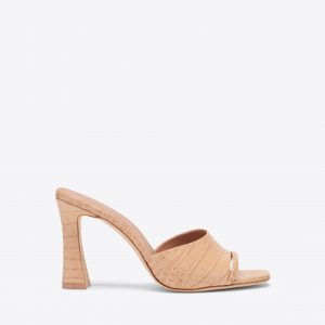 Malone Souliers Roxanne 90 Buff Embossed Leather Sandals
