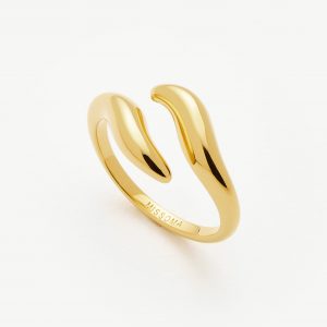 Missoma Savi Signature Open Ring | 18ct Gold Plated